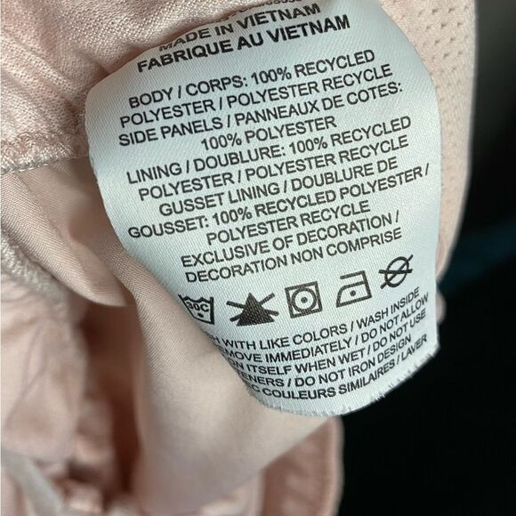 Nike Girl’s Dri-Fit Lined Running Shorts in Light Pink - Picture 6 of 9